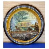 8" 3D Western Germany Wood Plate