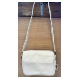 Madison Studio White Leather Purse looks unused