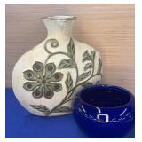Pair Porcelain Vases 4"/10"