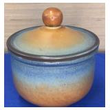Pottery Sugar Bowl 4x3"t