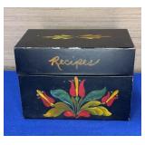 Vintage Ohio Art Tin Recipe Box