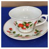 Strawberry Cup/Saucer