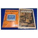 Vtg Sheet Music