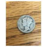 1924 Mercury Dime