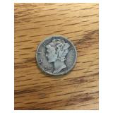 1937 S Mercury Dime