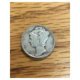 1942 S Mercury Dime