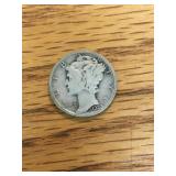 1923 Mercury Dime