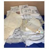 Large Lot Pillow Case/Sheets/Fabric/Doily