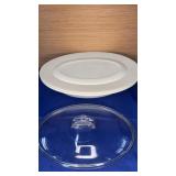 Corning Ware 14" Baker w/Glass and Storage Lids
