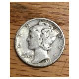 1941 Mercury Dime