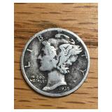 1935 Mercury Dime