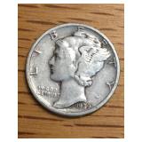 1939 Mercury Dime