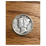 1944 Mercury Dime