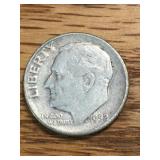 1952 Roosevelt Dime