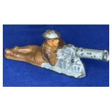 Lead? Metal Military Figurine 4.5"
