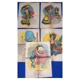 7x9.5" Vinegar Valentine lot