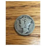 1924 Mercury Dime