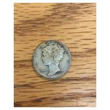 1937 S Mercury Dime