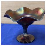Northwood Rainbow Deep Amethyst 6.5x5 Compote