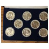 1986,87,88,89,90,91,92,93 Silver $1 American Eagle