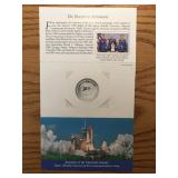 1988 Marshall Isl. Space Shuttle Discovery $5 Coin