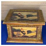 6x5x4 Wood Rooster Box