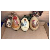 Handpainted Egg Ornaments 2.5-4"