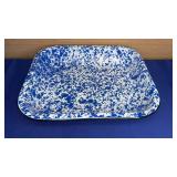 9x11 Blue/White Enamel Pan