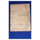 1885 The Battle of Gettysburg Book