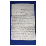 Fort Ellis MT Letter March 5 1882