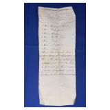 Supply Receipt Ft Ellis MT May 13 1882