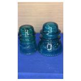 pair Green Insulators