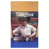 1987 World Champion Bull Rider Lane Frost framed