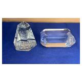 Crystal Paper Weights 3"/4"