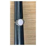 sz 8 Pink Ring marked 925