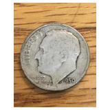 1950 D Roosevelt Dime