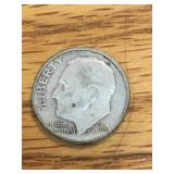 1960 Roosevelt Dime