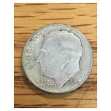 1950 Roosevelt Dime