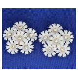 Vtg Coro Magic Clip on Magnetic Earrings