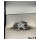Sz 8 Frog Ring unmarked