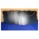 Lot of 10 10x8 Chalk Board Blank Signs new