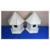 Pair Wood Bird House Blanks 9"