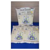 Water Decal lot Violets