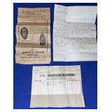 1888 Seed Co Letter, Bill, Advertisement