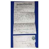1899 Bank Letter