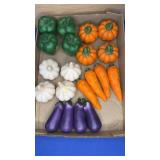 Ceramic Veggie lot 2-3"