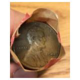 Roll of 50 Wheat Pennies