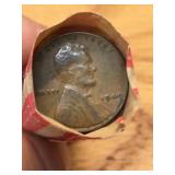 Roll of 50 Wheat Pennies