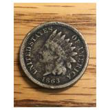 1863 Indian Head Cent