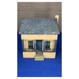 Homemade Wood Train Village Building 5x5x6